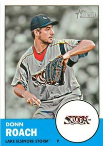2012 Topps Heritage Minor League #76 Donn Roach NM-MT 