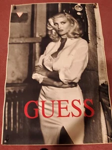 Guess fashion Early 1990's Bus Shelter Ad Posters Black & White **LOT of EIGHT** - Picture 1 of 18