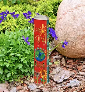 13" BE KIND BELIEVE in GOOD in the WORLD Mini Art Pole Cute NEW Studio M PL13008 - Picture 1 of 12