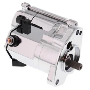 Chrome Starter Motor Fits HARLEY DAVIDSON 1450 FLHRI ROAD KING 2003 2004 - Picture 1 of 1