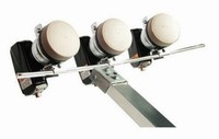 3-Fach Multi Feed Schiene für 3 LNB 40mm Stahl verzinkt z.B. Triax + Gibertini