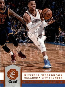 2016-17 Panini Excalibur Count #121 Russell Westbrook