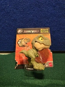 NEW RARE MATTEL Jurassic World Mighty Little Biters Tyrannosaurus Rex Figure REX - Picture 1 of 4
