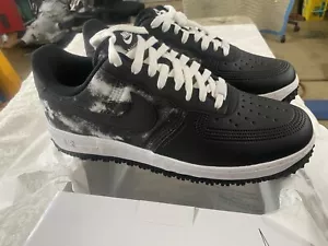 Air Force 1 Nike By You Black And White Mens 10.5 Custom Design Chosen By Me 1/1 - Picture 1 of 10