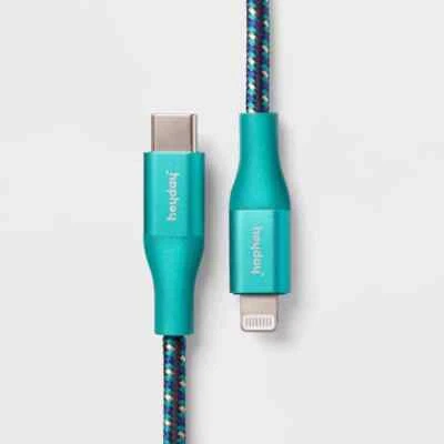 4 PACK Heyday Fast Charging Cable Lightning To USB-C 6ft MFi-Certified iPhone - Image 1 of 4