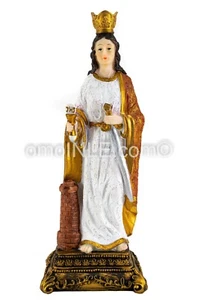 SANTA BARBARA ESTATUA DE 12" PULGADAS SANTA BARBARA ESTILO ITALIANO - Imagen 1 de 4