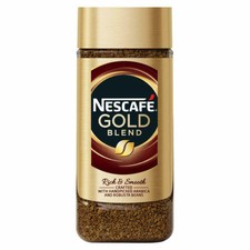 Polvere di caffè Nescafe Gold Blend Ricca e liscia, barattolo di vetro da 200 g