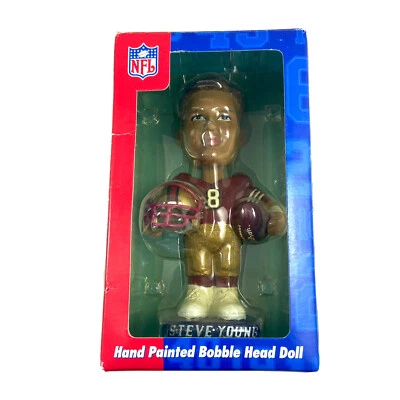 Steve Young 49ers Bobble Head Hand Painted QB Club Bobble Dobbles NFL Football - Image 1 of 4