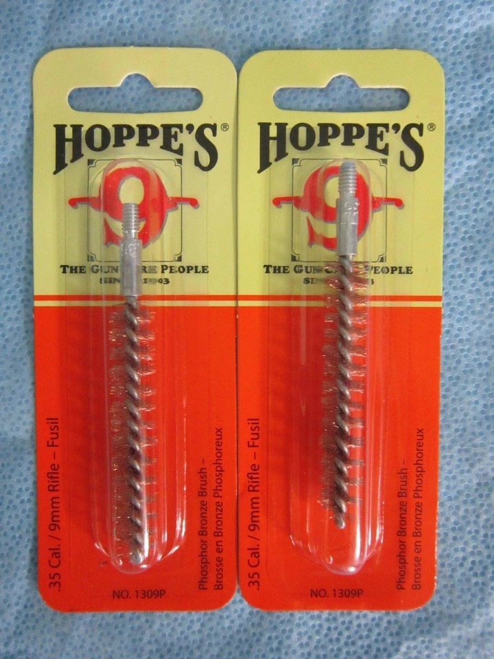 Hoppes Phosphor Bronze Brush .35 Caliber/9mm #1309P - lot of 2 - Image 1 of 1