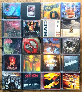 220 Rock/Metal CDs - Skillet, Anthrax, Judas Priest, AC/DC, Disturbed,  Overkill - Picture 1 of 11