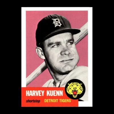 Harvey Kuenn 1991 Topps Archives 1953 Detroit Tigers #301 NM GM 3 - Image 1 of 2