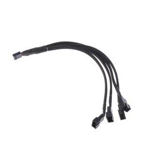 PWM Fan Splitter 4pin Adapter Cable 1 to 1 2 3 4 Computer CPU Fan Splitter C.Z0 - Afbeelding 1 van 12