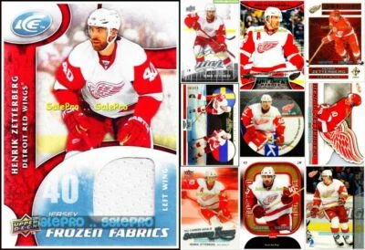 100++ HENRIK ZETTERBERG SINGLES AUTO PROMO ROOKIE GAME JERSEY LOT YOU PICK LIST - Image 1 of 2