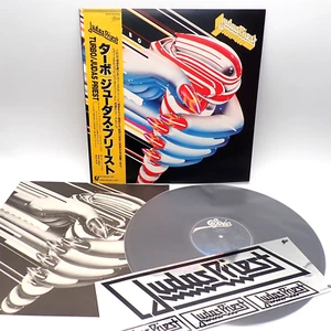 Judas Priest – Turbo Japan LP OBI VINYL Epic – 28 3P-705 w/STICKER! - Picture 1 of 3