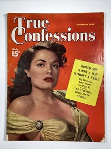 TRUE CONFESSIONS magazine December 1949 Eilean Howe-full magazine Hedda Hopper - Picture 1 of 8