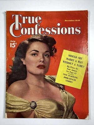 TRUE CONFESSIONS magazine December 1949 Eilean Howe-full magazine Hedda Hopper - Image 1 of 4