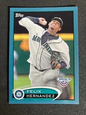2012 Topps Opening Day FELIX "KING FELIX" HERNANDEZ BLUE PARALLEL / 2012 #199 🔥 - Image 1 of 2