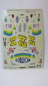 REVELL 2000 DUPONT NO 24 DECALS JEFF GORDON - Picture 1 of 1