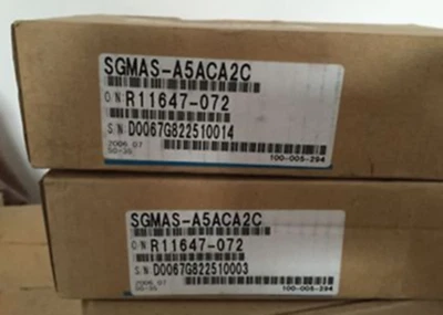 New Yaskawa SGMAS-A5ACA2C Servo Motor SGMASA5ACA2C DHL Expedited Shipping - Image 1 of 4