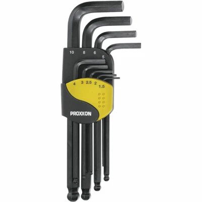 Proxxon Winkelschlüsselsatz für Innensechskant Inbus 9 tlg. Nr. 23946 - Bild 1 von 2