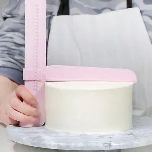Molde para glaseado ajustable de herramientas suavizantes para pasteles decoración fondant Sugarcraft - Imagen 1 de 8
