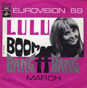 LULU BOOM BANG-A-BANG / MARCH ! FRENCH 45 SINGLE - Picture 1 of 1