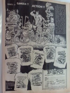 1966 BIG DADDY ROTH T-SHIRT PRINTED Ad LAMINATED FREE SHIPPING FEBRUARY - Picture 1 of 2