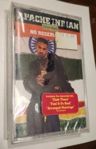 FACTORY SEALED Apache Indian: No Reservations (Don Raja) Cassette HYPE STICKER! - Picture 1 of 3