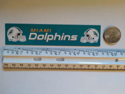 NFL Miami Dolphins Team Magnet Put On Refrigerator Or Any Metal Surface Cover