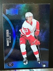 2021-22 Skybox Metal Universe - Rookies Blue Spectrum #195 Moritz Seider (RC) - Picture 1 of 1