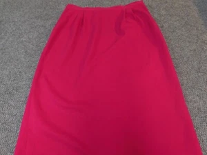 Worthington Womens Skirt 18 Tall Pink midi zip - Picture 1 of 14