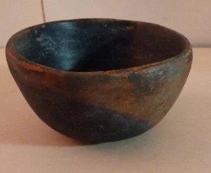 Pre-Columbian Chupicuaro Culture Deep Blackware Bowl ~ W. Mexico C. 300BC -100AD - Picture 1 of 6