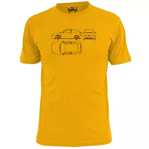 Herren Alfa Romeo 147 3-türiges Blaupause T-Shirt Oldtimer Vintage - Bild 1 von 3