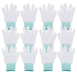 10 Pairs De Doigt D'unité Centrale Outil Protection Du Travail Homme - Photo 1/12