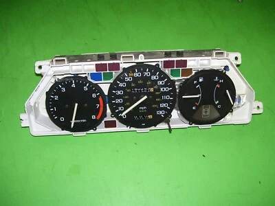 1987 Honda Accord SPEEDOMETER Instrument Cluster OEM w/tach DAMAGED Gauges Dash - Imagem 1 de 4