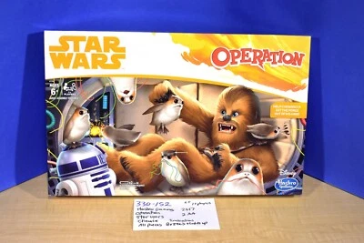 Hasbro Gaming 2017 Operation Game With Chewbacca and Porgs(330-152) - Image 1 of 4