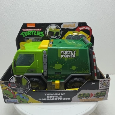 Teenage Mutant Ninja Turtles - Camión de basura Nickelodeon Thrash n' Battle - Nuevo en caja Foto 1 de 4