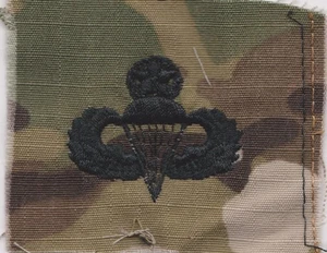 US Army Operational Camouflage Pattern,OCP,Uniform Patch,Master Parachutist  - Picture 1 of 1