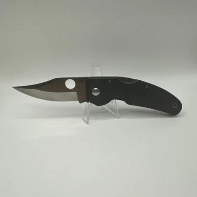 Spyderco C32 Negro GIN-1 Acero Inoxidable Foto 1 de 4