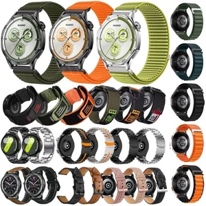 DE Nylon Leder Armband Für Amazfit Bip 6 5 GTR GTS Mini 1 2 3 4 5 2E Stratos 3 2 - Bild 1 von 428