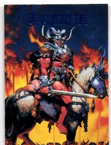 1994 Comic Images CONAN II ALL CHROMIUM Card 3 of a 3 Card Subset - Picture 1 of 2
