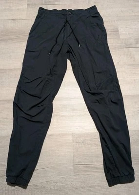 Pantalones de chándal Air Jordan City para hombre 30 talla M 28" puños elásticos elásticos azul marino Foto 1 de 4