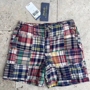 Polo Ralph Lauren Plaid Shorts BOYS SIZE 7 NEW / NWT - Picture 1 of 3