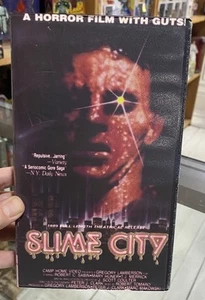 Vintage 1988 Slime City VHS Horror Bootleg Unofficial Copy Gore Splatter - Imagen 1 de 3