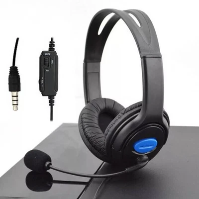 CUFFIE GAMING PER PS4 PC XBOX ONE AURICOLARE CON MICROFONO E CONTROLLO VOLUME - Immagine 1 di 2