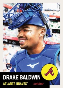 Tarjeta Topps MLB® Living Set® #870 ⚾️ Drake Baldwin RC ⚾️ Atlanta Braves 🪓 - Imagen 1 de 2