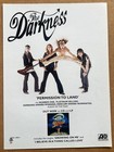 THE DARKNESS - PERMISSION TO LAND 2003 Full page UK magazine ad