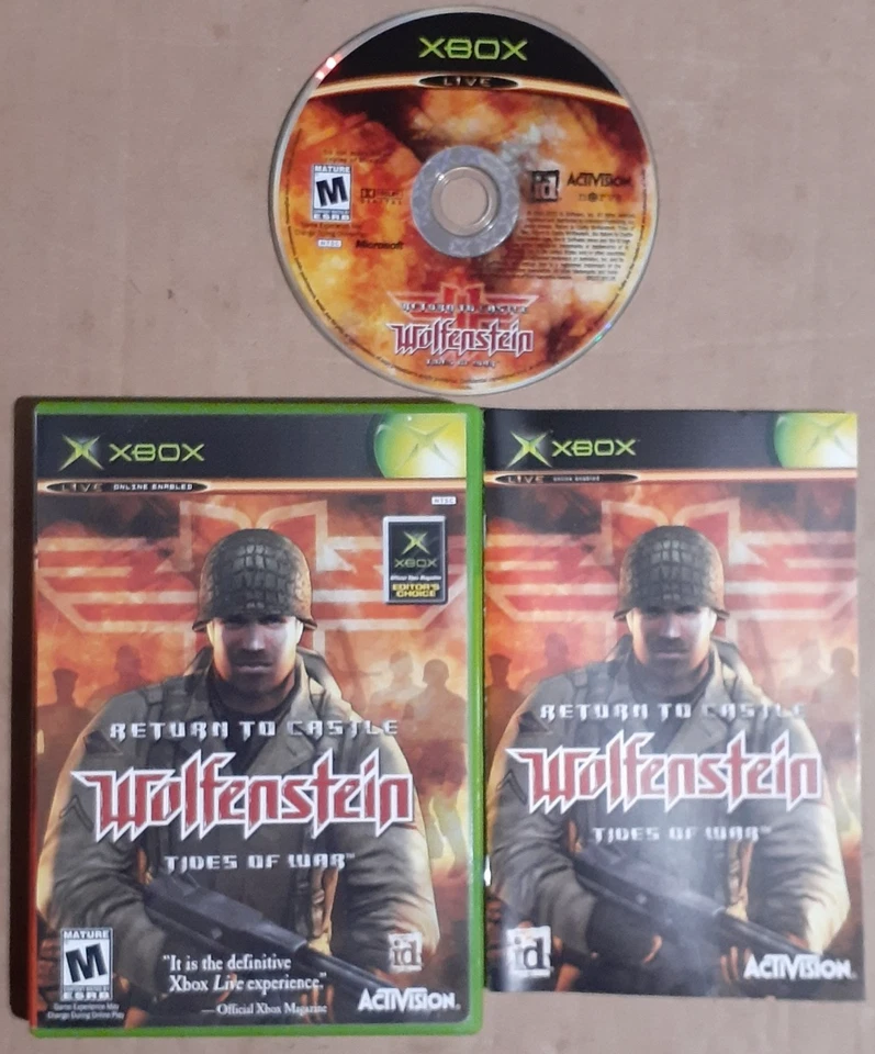 Return To Castle Wolfenstein Tides Of War Completo (Microsoft Xbox, 2003) Probado Foto 1 de 1