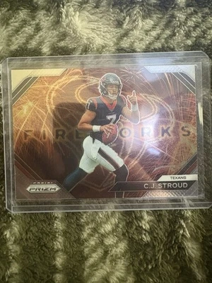 2023 Panini Prizm - Fireworks C.J. Stroud #F-10 (RC) - Image 1 of 2