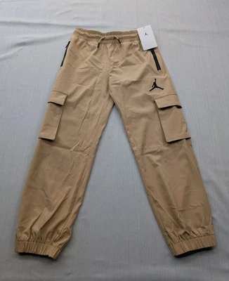 Nuevos Pantalones de Carga Nike Air Jordan Track Jogger Juveniles Niñas Talla Pequeña Tostado Foto 1 de 4